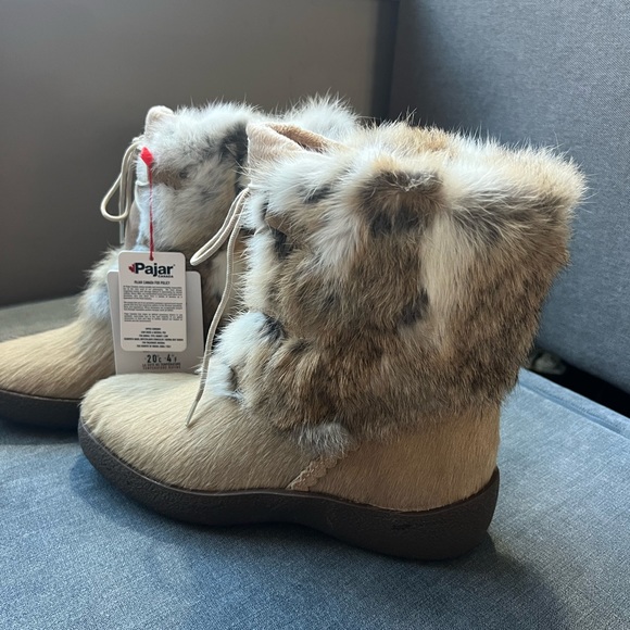 NWOB Pajar Livia Rabbit Fur Boot - Picture 3 of 6